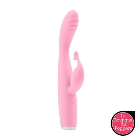 Vibromasseur Rabbit Fin USB Luxe Skye Rose