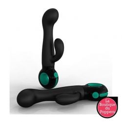 Vibromasseur Rabbit Nambi noir 2 moteurs - 7 vitesses pas cher