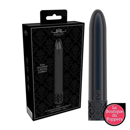 Vibromasseur Rechargeable Shiny Noir