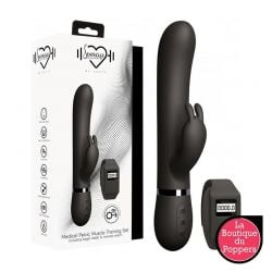 Vibromasseur Rechargeable Télécommandé Noir Kegel Rabbit