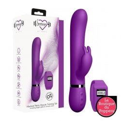 Vibromasseur Rechargeable Télécommandé Violet Kegel Rabbit