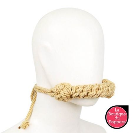 Bâillon Cordage Hemp Gag 12cm pas cher