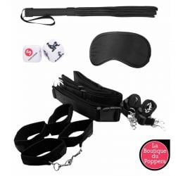 Kit de Bondage Belt Restraint System Noir pas cher