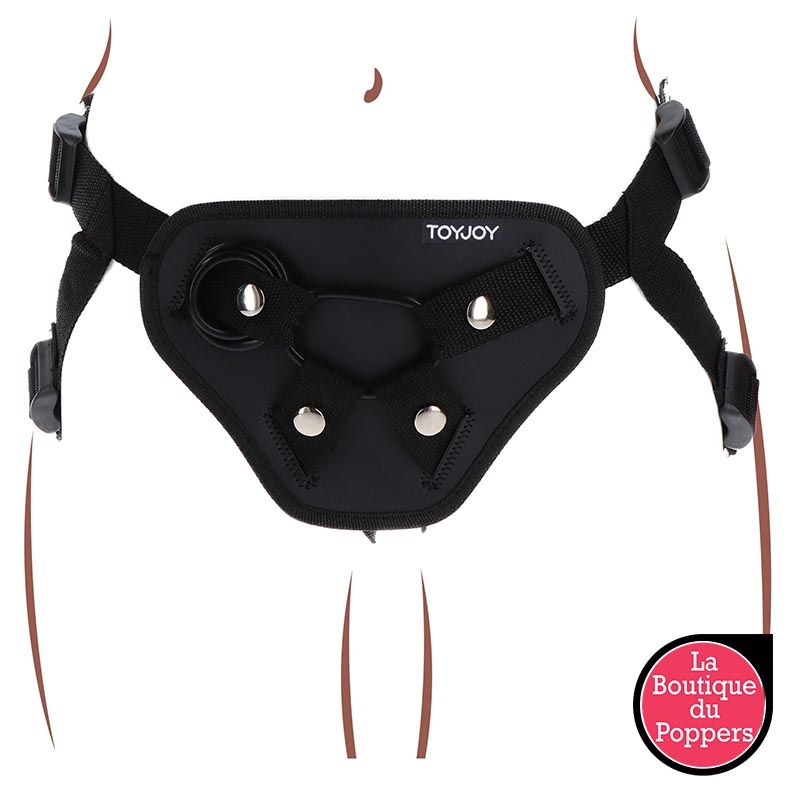 Harnais pour Gode ceinture Strap-On Deluxe Get Real Noir