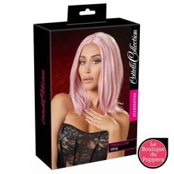 Perruque Cheveux mi-longs Roses