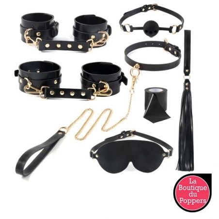 Kit d'accessoires SM avec sacoche 7 Pièces Noir