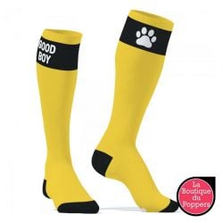 Chaussettes hautes Big Good Boy Jaunes pas cher