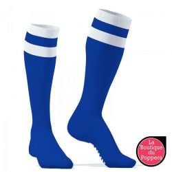 Chaussettes hautes Hard SneakXX Bleu-Blanc pas cher