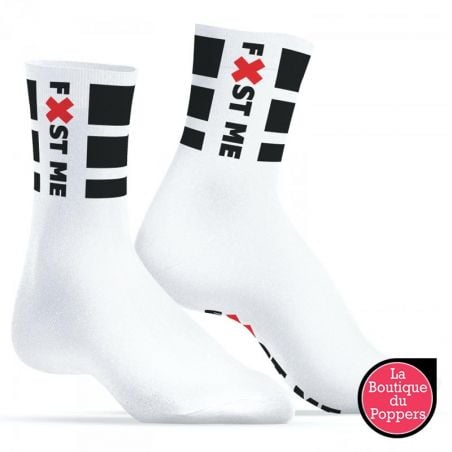 Chaussettes blanches Fist Me SneakXX pas cher