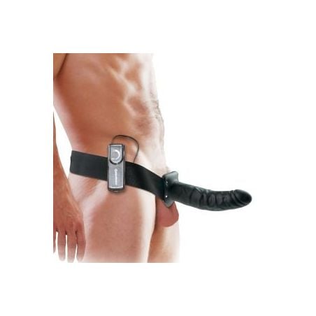 Gode ceinture Vibrant Vibrating Hollow 21 x 4.5 cm