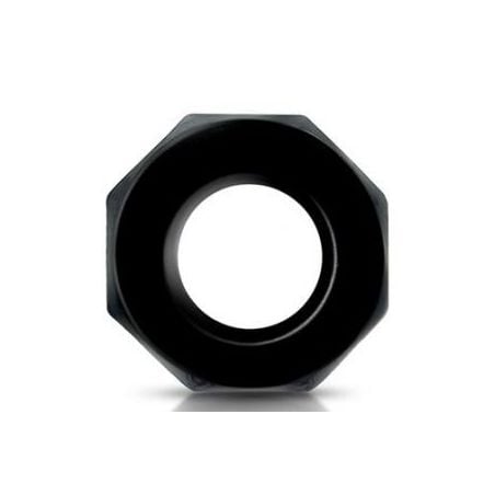 Cockring souple Polygon Noir