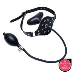 Bâillon gonflable Kinky Gag Noir pas cher