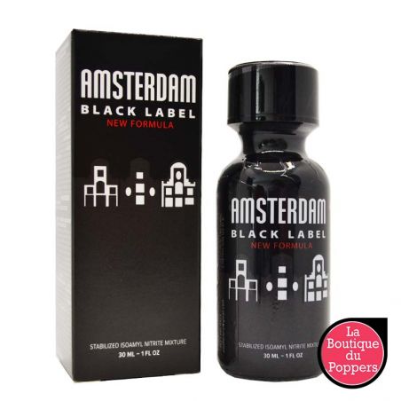 Poppers Amsterdam Black Label 30ml Amyl pas cher