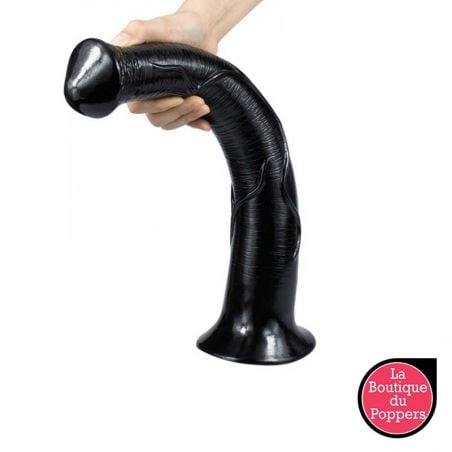 Gode Big Horse 38 x 6cm Noir