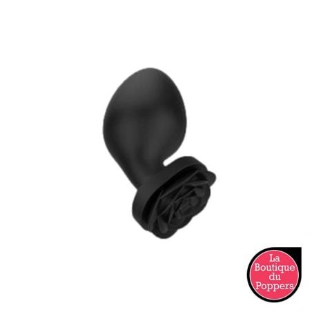 Lot de 3 plugs bijou Silicone Rosa Noirs