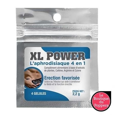 Stimulant Érection XL Power 4 gélules pas cher