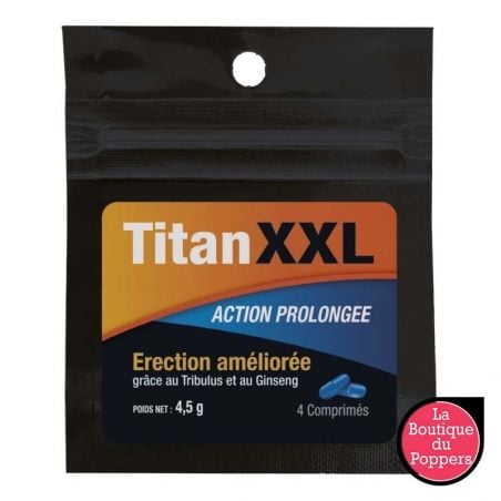 Titan XXL Stimulant Action prolongée 4 gélules