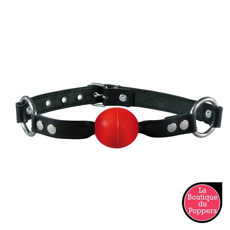 Baillon boule Simply Gag 4cm Rouge