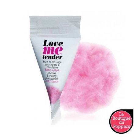 Huile de massage Love Me Tender Barbe à Papa 10ml pas cher