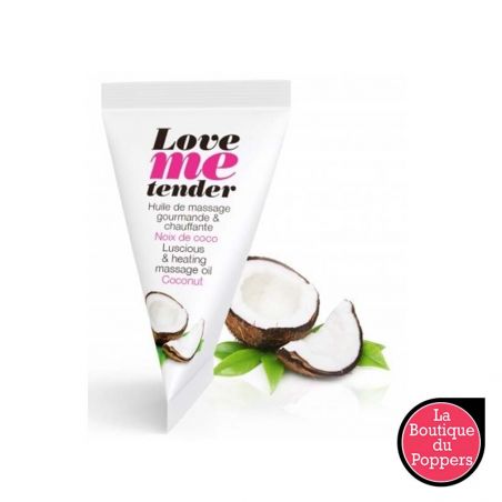 Huile de massage Love Me Tender Noix de coco 10ml pas cher