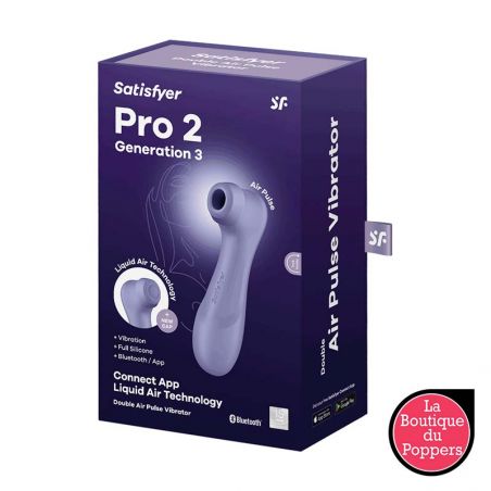 Stimulateur Pro 2 Generation 3 connecté lilas Satisfyer