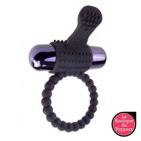 Anneau vibrant C-Ringz Noir pas cher