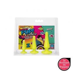 Set de dilatation anale Silicone - Yellow