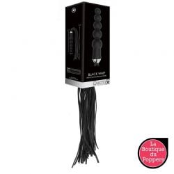 Martinet-Gode Black Whip Beads 15 x 4 cm