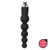 Martinet-Gode Black Whip Beads 15 x 4 cm