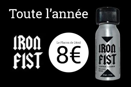 Poppers Iron fist pas cher