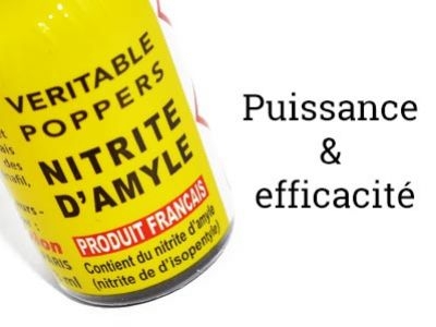 Véritable poppers au nitrite d'amyle : Puissance et efficacité