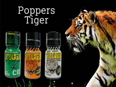 Nouveaux poppers Tiger : lâchez la bête qui est en vous!