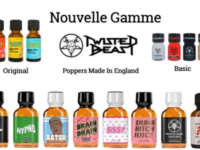 Nouveaux Poppers Twisted Beast : 20 poppers inédits
