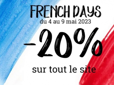 FRENCH DAYS : -20% sur tout le site