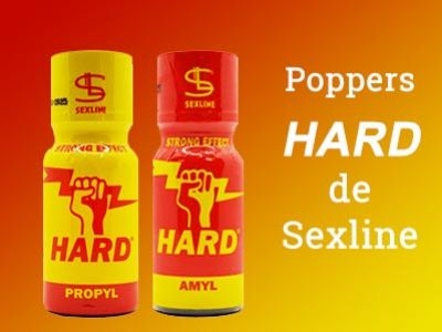 Nouveautés de la gamme Sexline : Poppers Hard Propyl et Hard Amyl