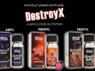 Nouvelle gamme de poppers DestroyX : la révolution des poppers